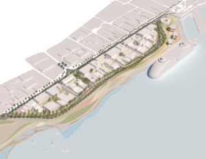 Plan Port city Aruba